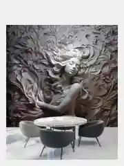Фотообои 3D на стену флизелиновые "Барельеф" 400х283 см, 11.32м2, моющиеся виниловые