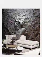 Фотообои 3D на стену флизелиновые "Барельеф" 400х283 см, 11.32м2, моющиеся виниловые