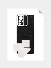 Угольный защитная пленка для Xiaomi Redmi Note 12s под карбон на заднюю часть,кожу,назад