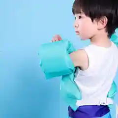 Жилет для плавания с нарукавниками с 2-7 лет без надувания