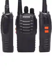 Портативная радиостанция Baofeng BF-888s 5 Вт / черная, комплект 2 шт и радиус 7 км/ UHF