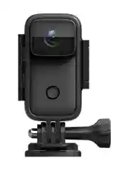 Экшн камера SJCam C200 черная с цифровым стабилизатором, водонепроницаемая 4K Ultra HD