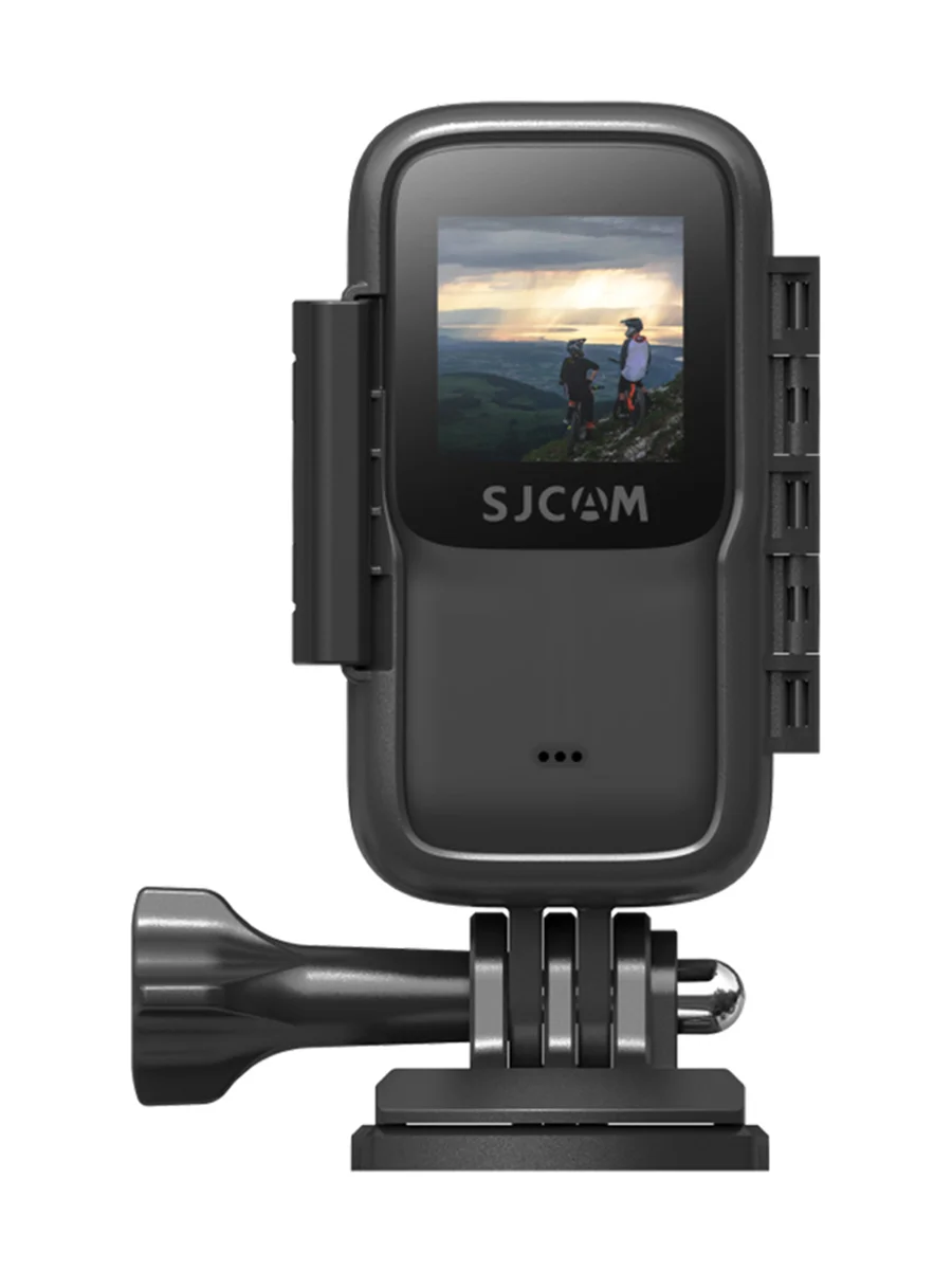 Экшн камера SJCam C200 черная с цифровым стабилизатором, водонепроницаемая 4K Ultra HD