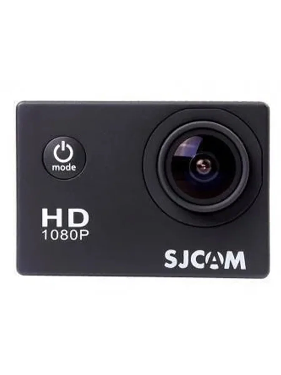 Экшн-камера SJCAM SJ4000 черная с креплением, водонепроницаемая FullHD