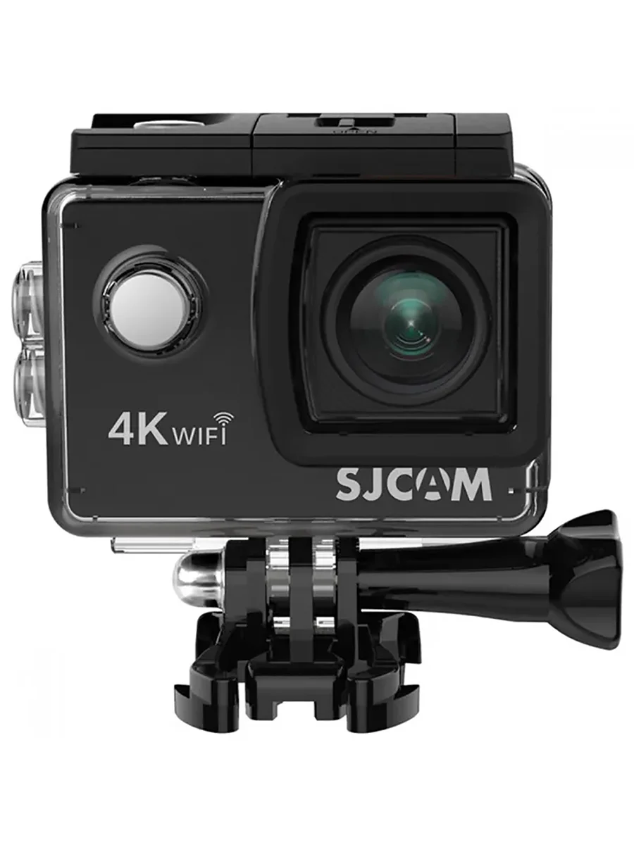 Экшн-камера SJCAM SJ4000 Air черная с креплением, водонепроницаемая 4K Ultra HD