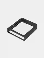 Прозрачный чехол для Samsung Galaxy Z Flip 5 пластиковый ROSCO противоударный, силиконовая окантовка