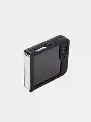 Прозрачный чехол для Samsung Galaxy Z Flip 5 пластиковый ROSCO противоударный, силиконовая окантовка