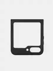Прозрачный чехол для Samsung Galaxy Z Flip 5 пластиковый ROSCO противоударный, силиконовая окантовка