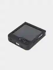 Прозрачный чехол для Samsung Galaxy Z Flip 5 пластиковый ROSCO противоударный, силиконовая окантовка