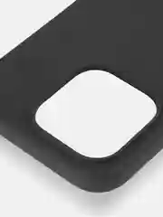 Черный чехол для Apple iPhone 15 Pro силиконовый ROSCO с мягкой подкладкой из микрофибры, матовый