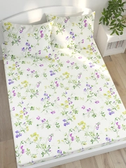 Простынь на резинке  Milky Garden "Горошек", сатин