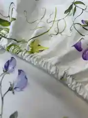Постельное белье Milky Garden "Горошек" 2-сп с простыней на резинке, сатин