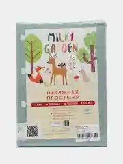 Простынь на резинке  Milky Garden "Nicol", сатин