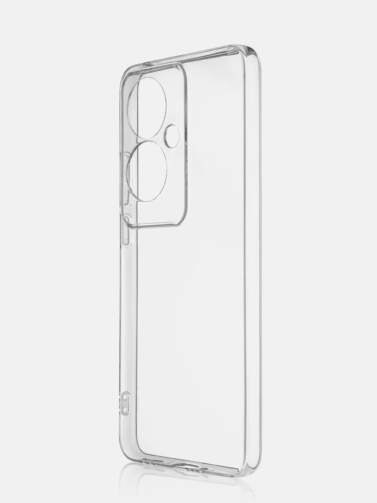 Прозрачный чехол для Oppo Reno 11 5G / 11F 5G силиконовый ROSCO матовый / прозрачный c защитой камер