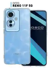 Прозрачный чехол для Oppo Reno 11 5G / 11F 5G силиконовый ROSCO матовый / прозрачный c защитой камер