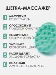 Пурпурный щетка-массажер силиконовый для кожи головы, для мытья волос , антистресс "Кактус"