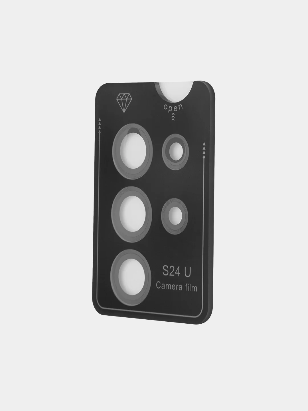 Прозрачный стекло на камеру для Samsung Galaxy S24 Ultra/S24+/S24/A55/A35 5G защитное ROSCO, 2 вида