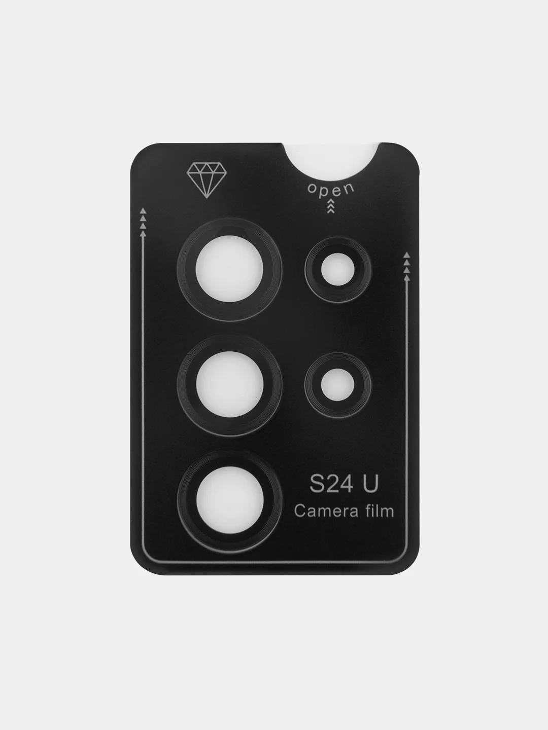 Прозрачный стекло на камеру для Samsung Galaxy S24 Ultra/S24+/S24/A55/A35 5G защитное ROSCO, 2 вида
