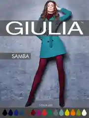 Белый колготки женские Giulia, Samba 40 Den