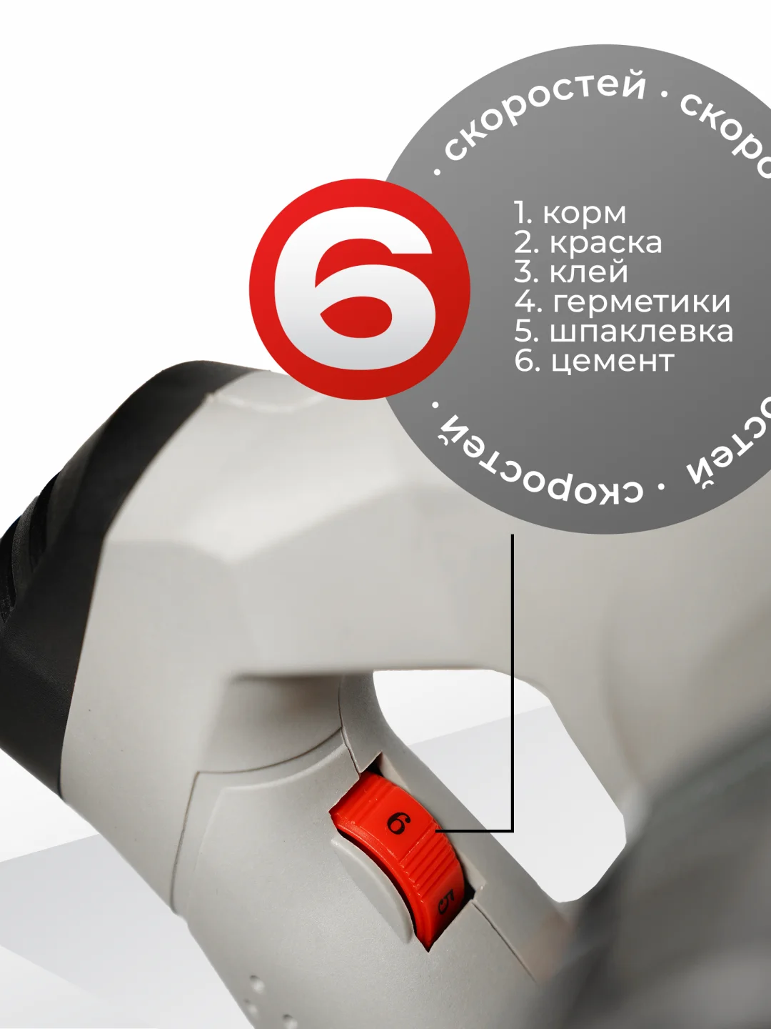 Миксер строительный ELECTROLITE М 1600 ( 1600 Вт, 1 скорость, 1 венчик, медная обмотка )