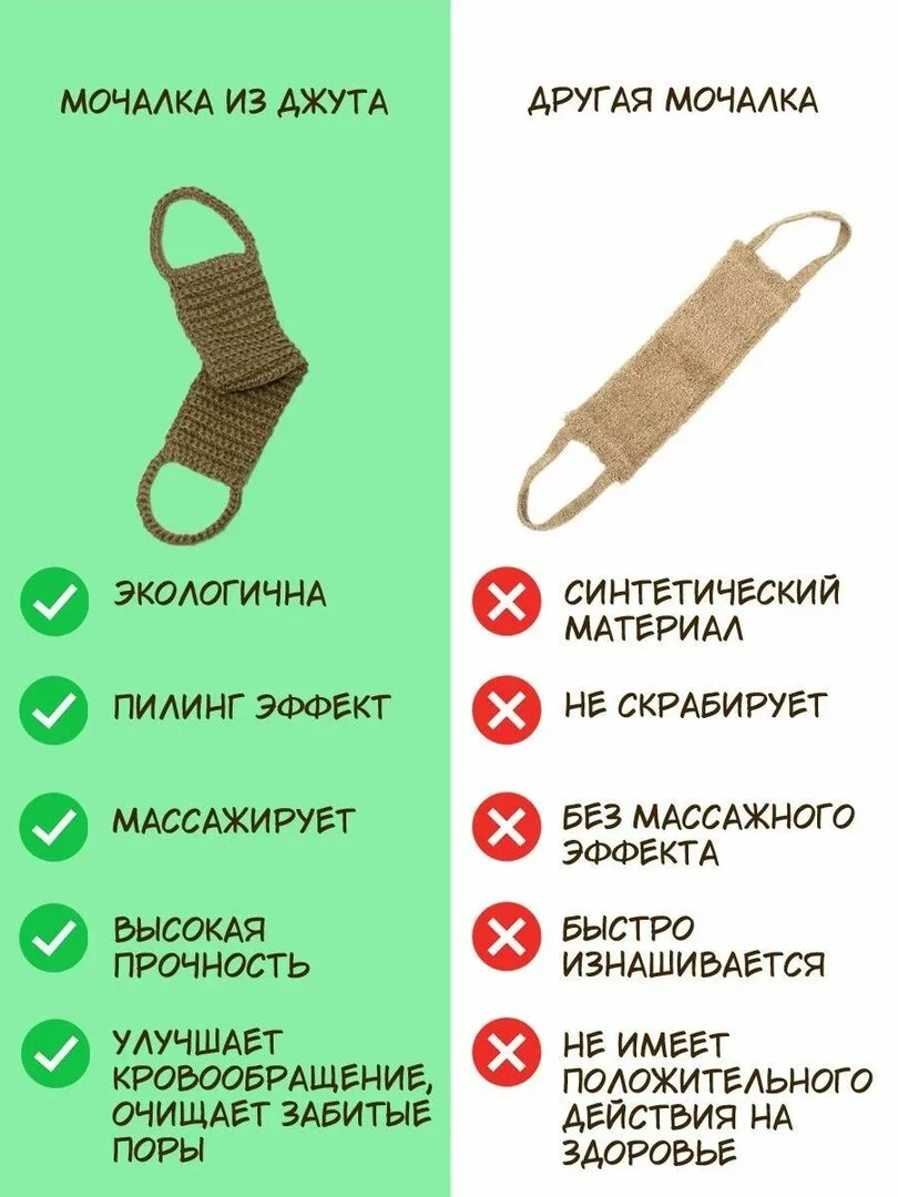 Карамельный эко мочалка, из джута, для тела, для бани и душа, пиллинг
