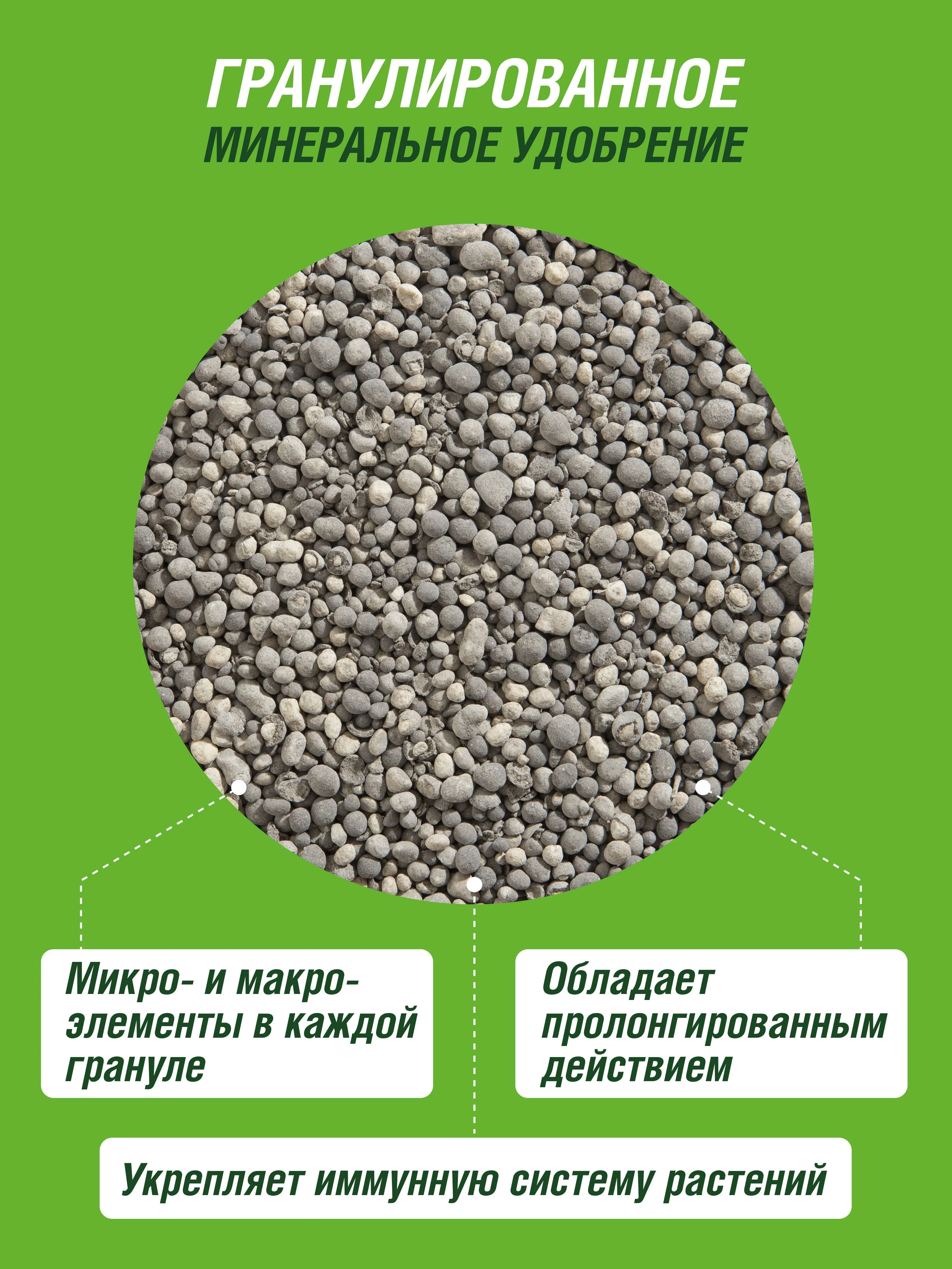 Удобрение сухое Фаско 5М Глория минеральное для роз гранулированное 1 кг