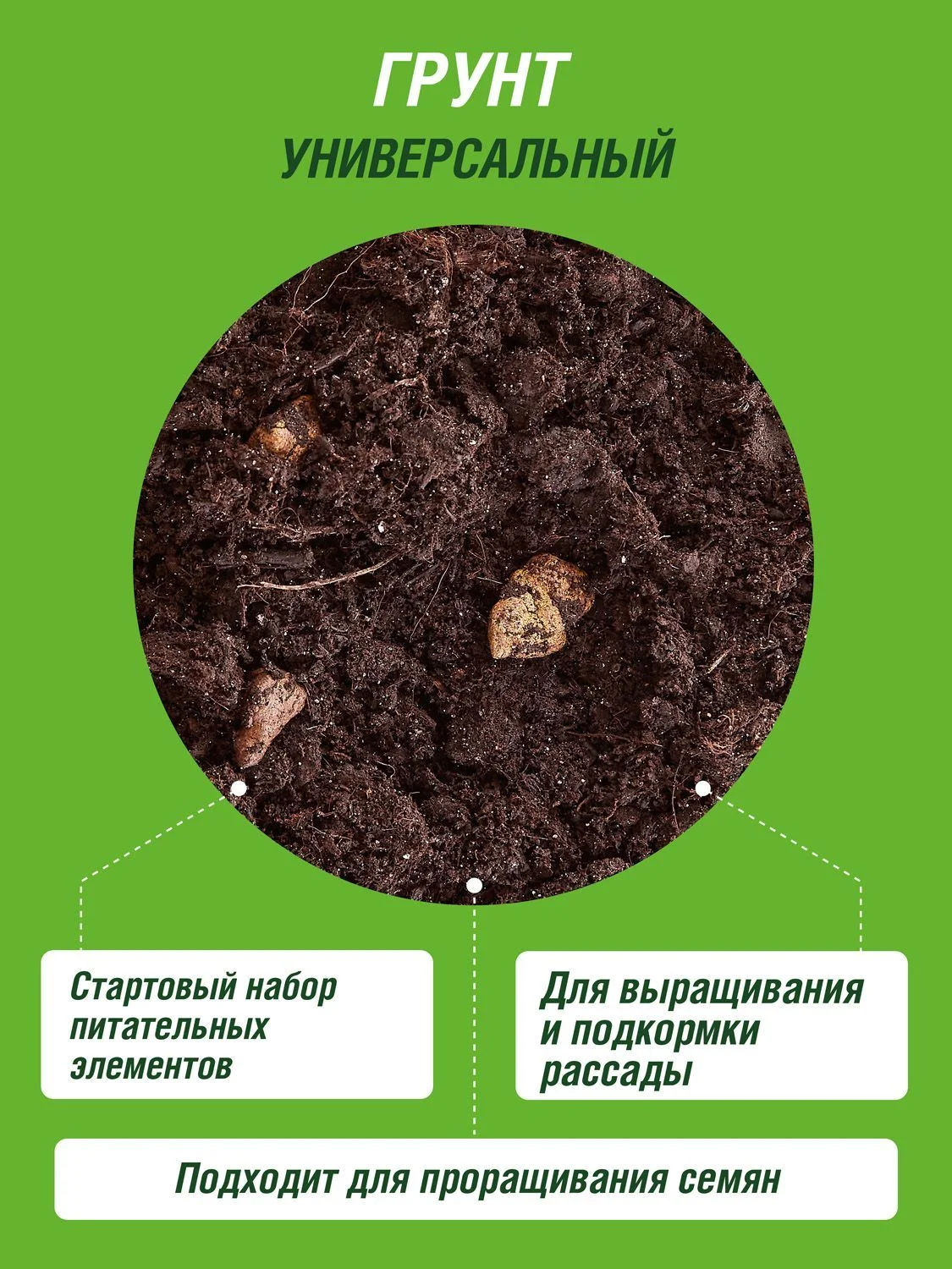 Грунт универсальный Огородник