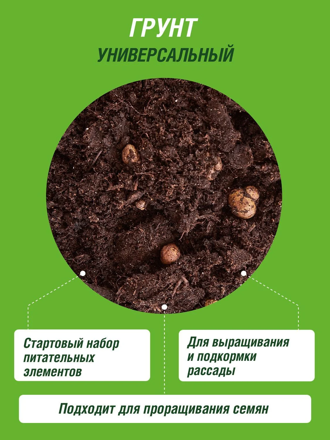 Грунт универсальный Огородник