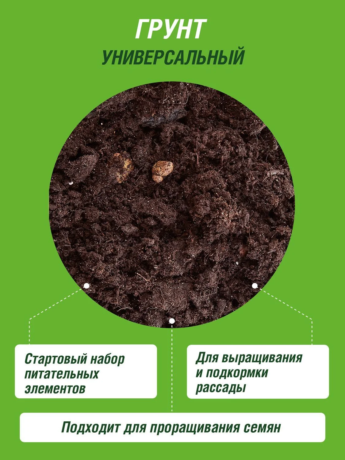 Грунт универсальный Огородник