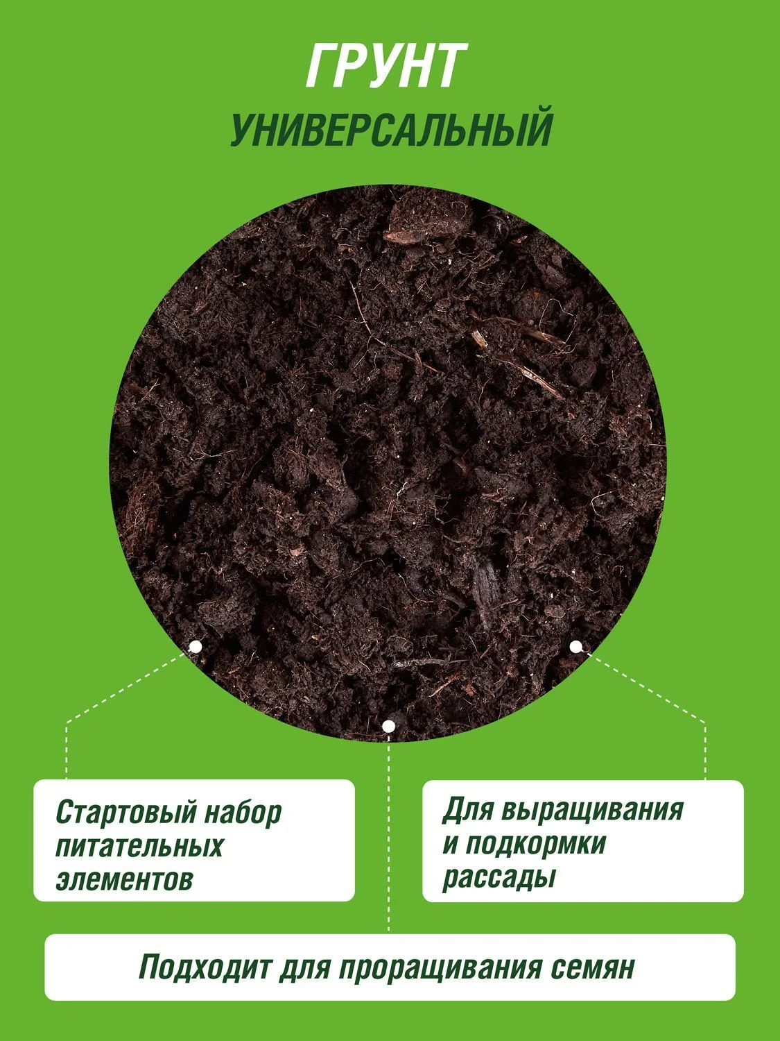 Грунт универсальный Огородник