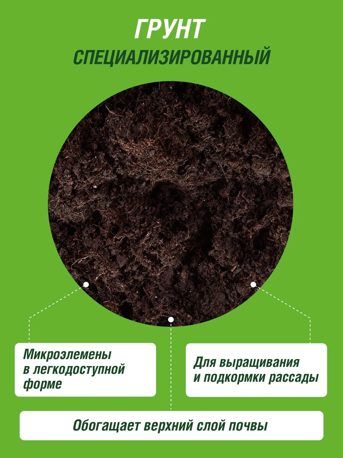 Грунт для рассады и овощей Огородник