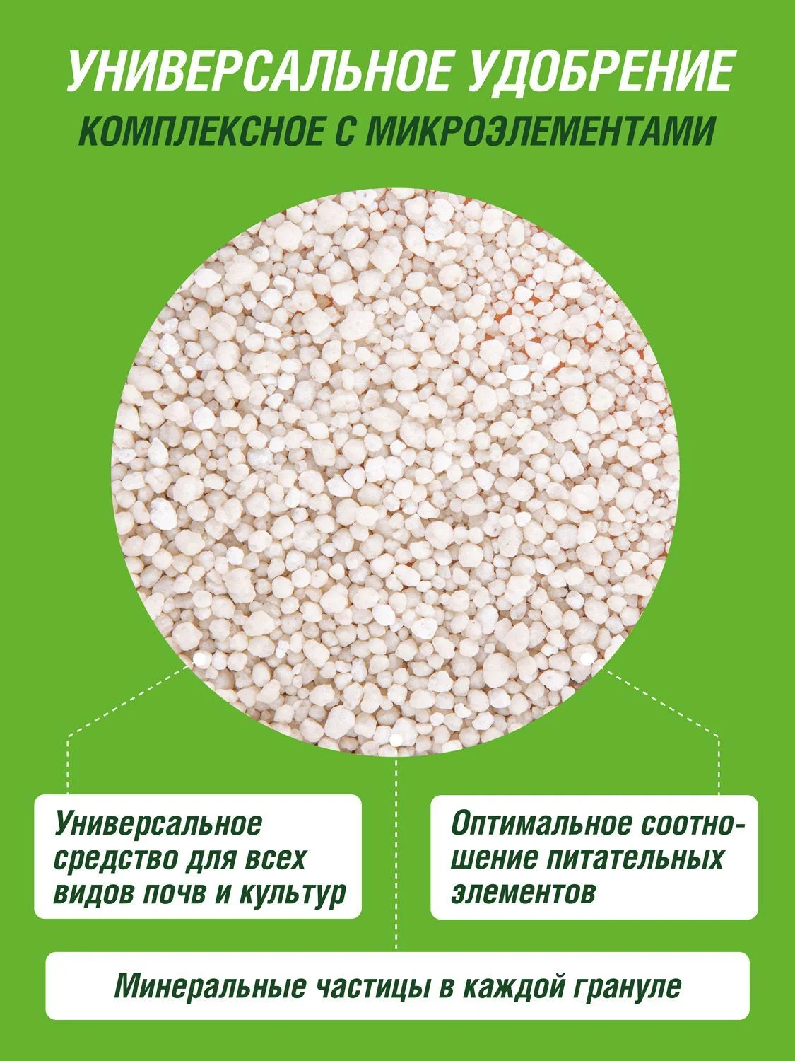 Удобрение сухое Фаско Азофоска минеральное 1кг