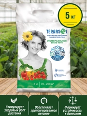 Удобрение сухое Террасол минеральное Весна-Лето с микроэлементами 5 кг