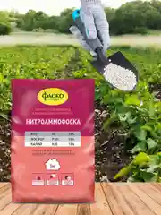 Удобрение сухое Фаско Нитроаммофоска минеральное 1кг