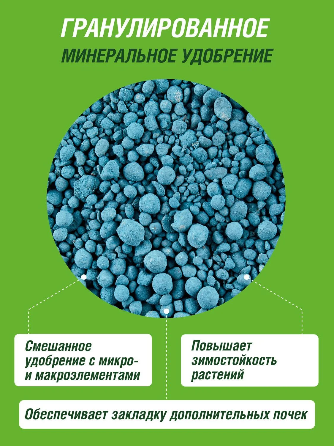 Удобрение сухое Террасол минеральное Осень с микроэлементами 2,5 кг