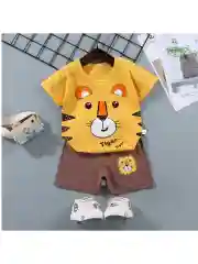 Горчичный пижама детская, комплект детский ,костюм шорты и футболка для  мальчика и девочки