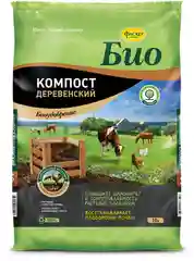 Удобрение сухое Фаско Био Компост Деревенский органоминеральное