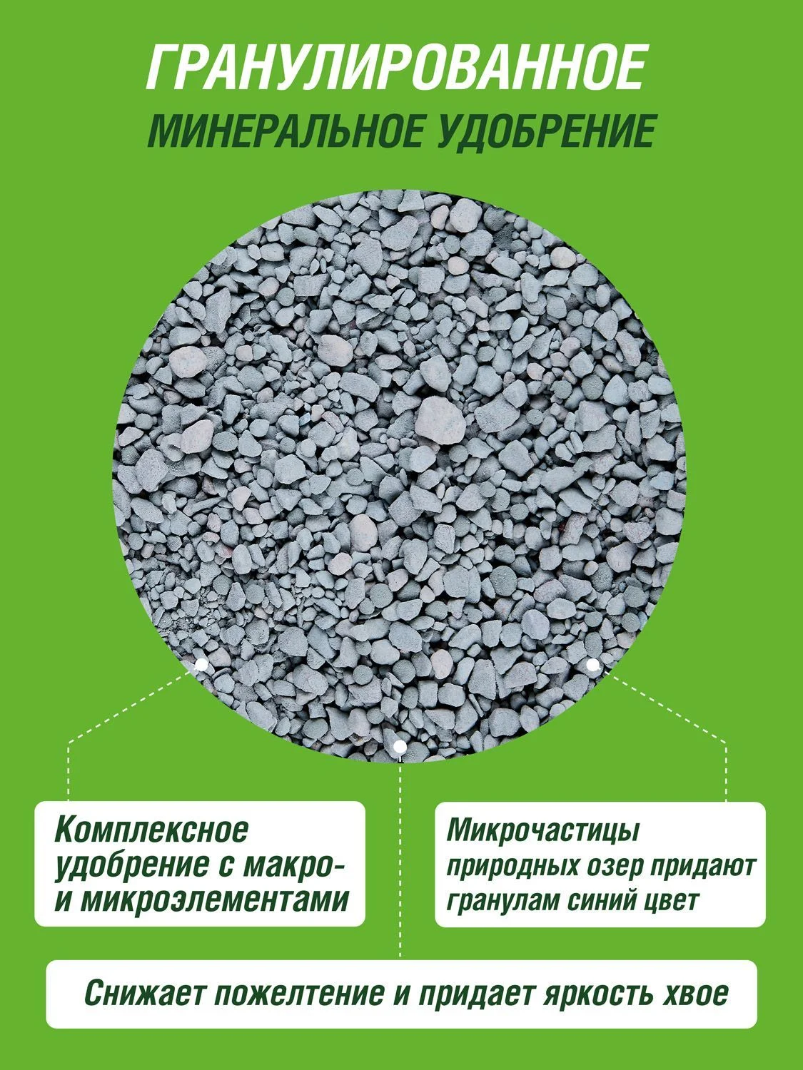 Удобрение сухое Террасол минеральное Хвойное с микроэлементами ведро 10 кг