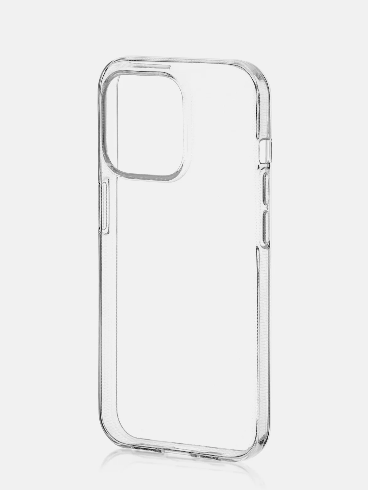 Прозрачный чехол для Apple iPhone 15 Pro силиконовый ROSCO прозрачный с защитой камер и от прилипания