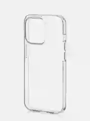 Прозрачный чехол для Apple iPhone 15 Pro силиконовый ROSCO прозрачный с защитой камер и от прилипания