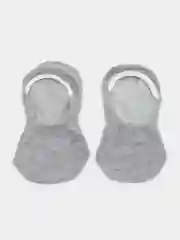 Серый следки мужские с силиконом, носки короткие мужские, набор 3 или 6 пар