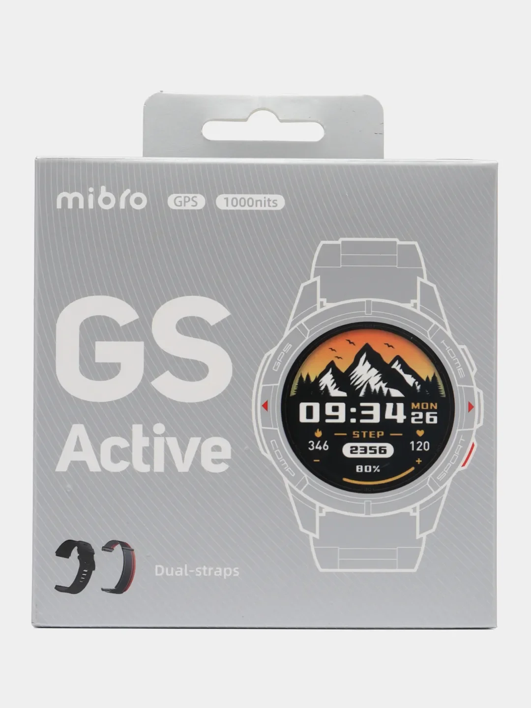 Черный умные часы Xiaomi Mibro Watch GS Active, XPAW016 EU