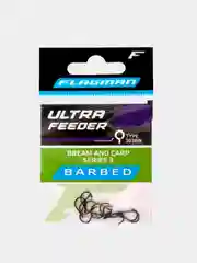 Крючки рыболовные FLAGMAN Ultra Feeder Bream And Carp Series 3, 12 шт