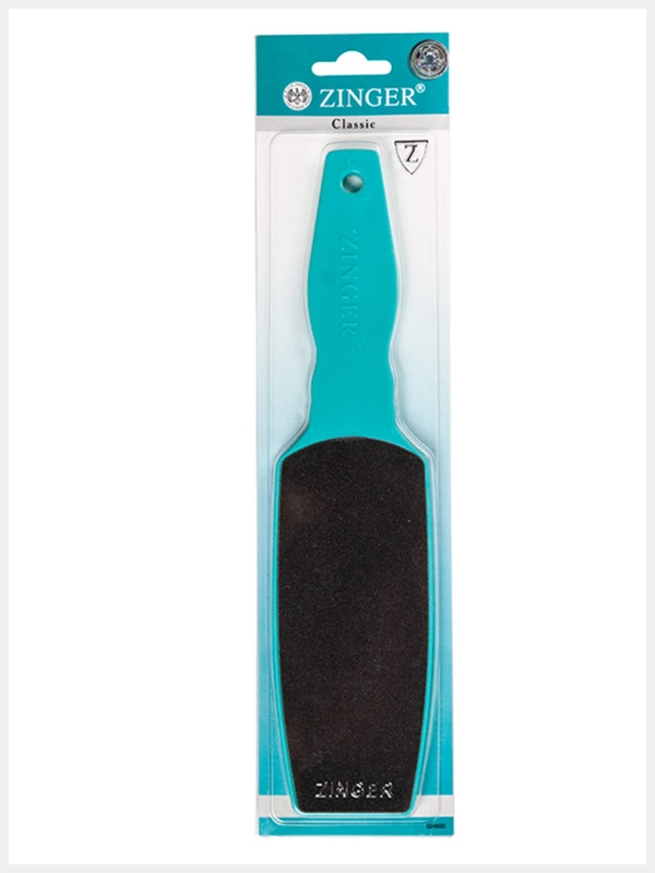 Терка для ног Zinger абразивная двусторонняя RA 81 Turquoise бирюзовый