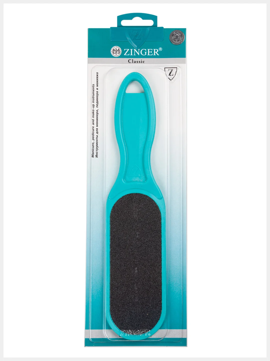 Терка для ног абразивная двусторонняя Zinger (RA-66 Turquoise)