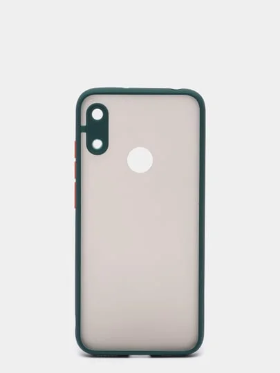 Розовый чехол для Honor 8A / 8A Prime / Huawei Y6 2019 / Y6 Prime 2019 / Y6s матовый пластиковый