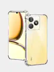 Чехол для Realme C51 / C53 / Note 50 / Реалми С51, прозрачный, силиконовый, противоударный