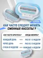 Голубой лезвия для бритвы, совместимы с VENUS, сменные кассеты женские для бритья