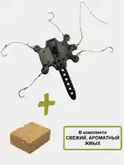 Снасть жмыховка, макушатник оснащенный, в сборе, с ремешком: карп, карась, сазан