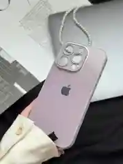 Бежевый меланж чехол для iPhone 15, 15 Plus, 15 Pro, 15 Pro Max, со стеклянной панелью и защитой камеры